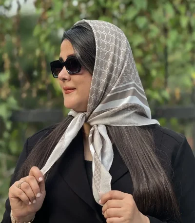 مینی اسکارف نخی طرح گوچی