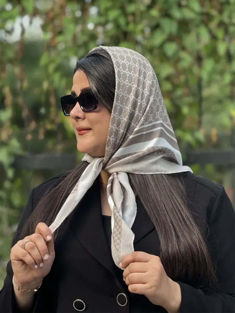 مینی اسکارف نخی طرح گوچی