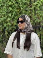 مینی اسکارف نخی طرح جنگل دیور